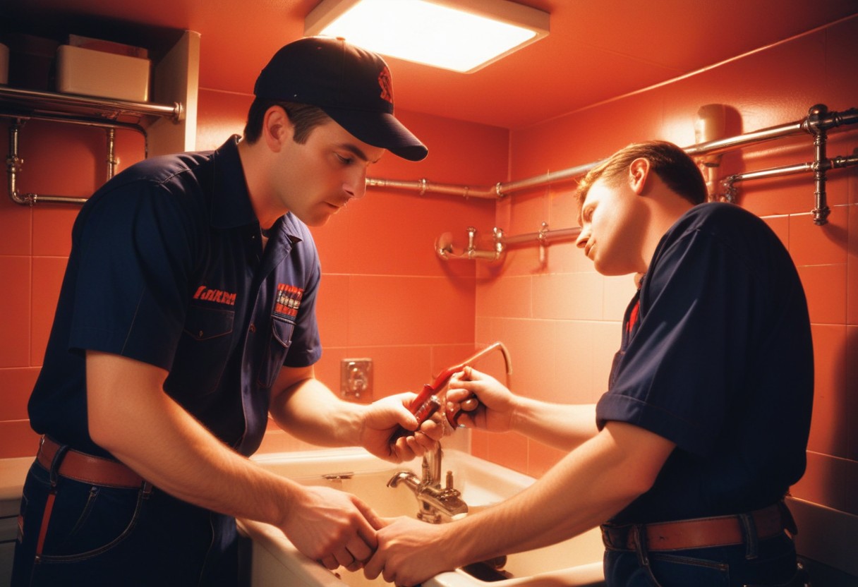 pikaso_texttoimage_35mm film photography A plumber with extensive kno