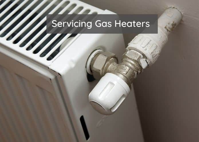 servicing gas heaters