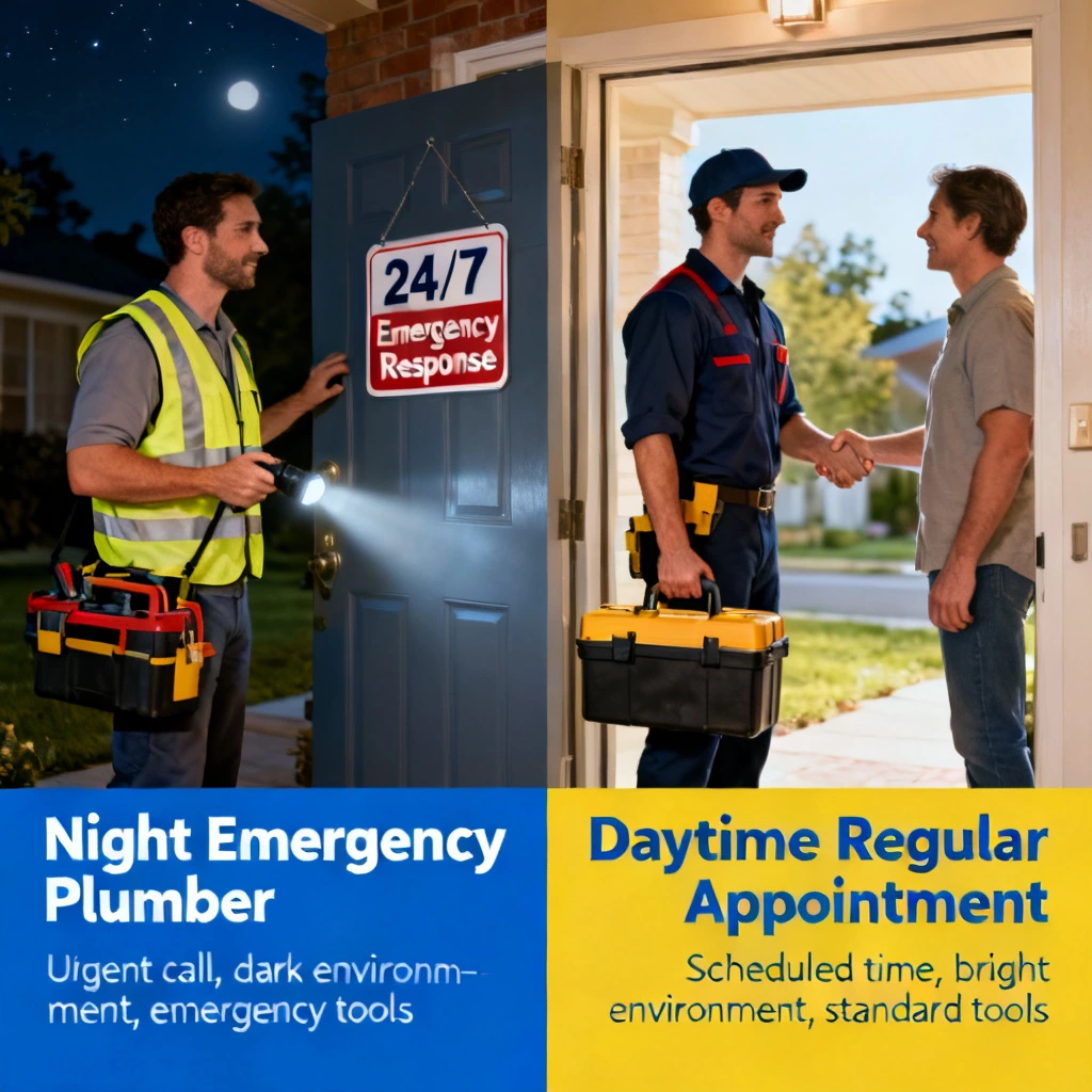 Emergency Plumber vs Regular Plumber